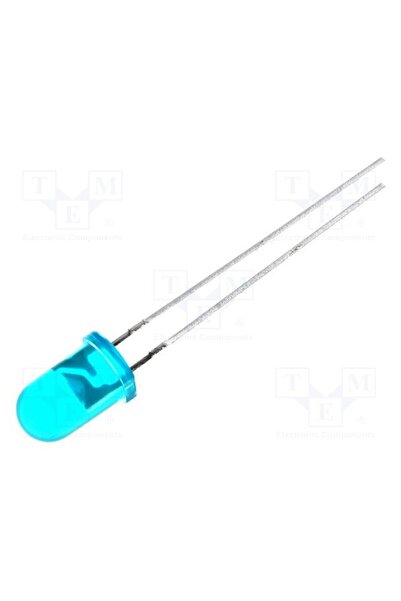OEM LED KINGBRIGHT ELECTRONIC L-53MBDL, albastru, 5mm, 40÷60mcd, 20 ° Parte f...