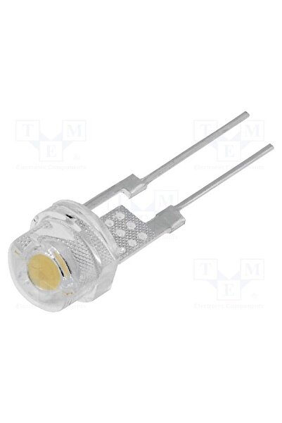 OEM LED OPTOSUPPLY OSM5XL56E1R, alb cald, 4,8mm, 3300mcd, 140 ° Parte frontal...