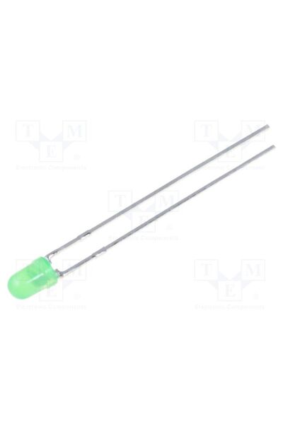 OEM LED KINGBRIGHT ELECTRONIC L-934SGD, verde, 3mm, 40÷60mcd, 60 ° Parte fron...