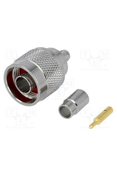 OEM Conector N YIZN NC-008, mufă, tată, drept, crimpat, aurit, H155