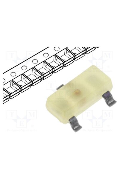 OEM LED KINGBRIGHT ELECTRONIC KM-23LYD-F, galben, SMD, SOT23, 0,8mcd, 2,1÷2,5...