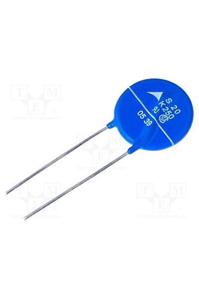 OEM Varistor cu oxid metalic TDK SIOV-S20K250, THT, 250VAC, 320VDC, 390V, 800...