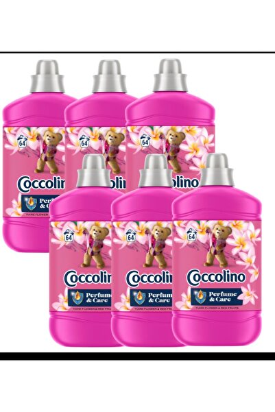 Cocolino 6 bucăți Coccolino Concentrat pentru clătire cu floare de tiare și f...