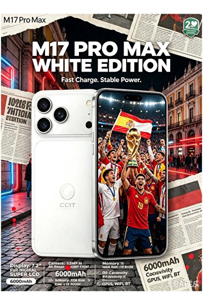 CCIT New M17 Pro Max Smartphone 7.2-inch Full HD Super LCD 16GB RAM 1TB ROM A...