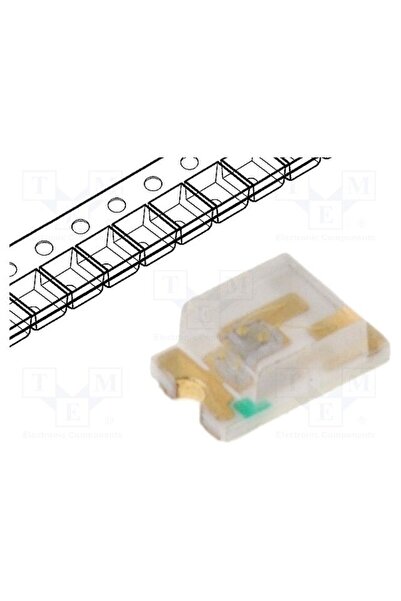 OEM LED LUCKYLIGHT LL-S172PGC-G51B, verde, SMD, 0805, 80÷200mcd, 2,8÷3,8VDC, ...