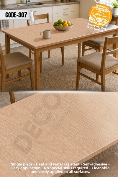 DECOMALL Code-307 Water Resistant Table Countertop Floor Marble Furniture Til...