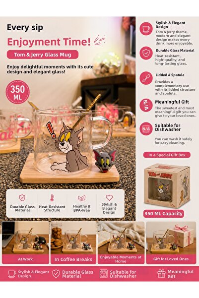 THIRTEEN SELECT Bamboo Presentation Holder 250 ml Disney Hero Glass Cup