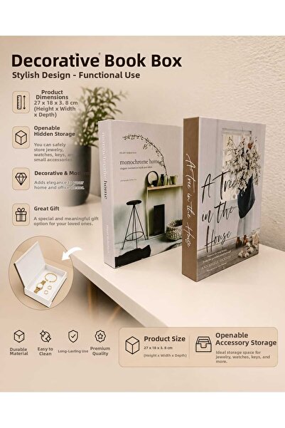 NariHome Decorative Boxes - Ecru - 2