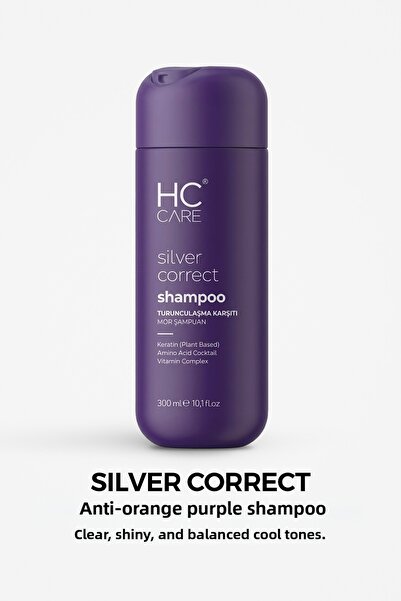 HC Care Silver Correct Anti-Orange Purple Shampoo