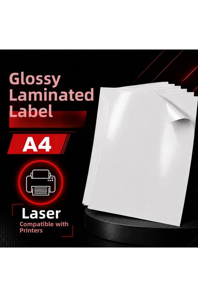 SOLVELUX Glossy Art Sticker A4 100 Pieces Adcoat