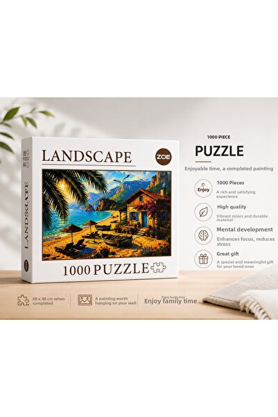 Zoe Landscape 1000 Piece Puzzle – Serene Seascape – Sunrise 🌅 🌊