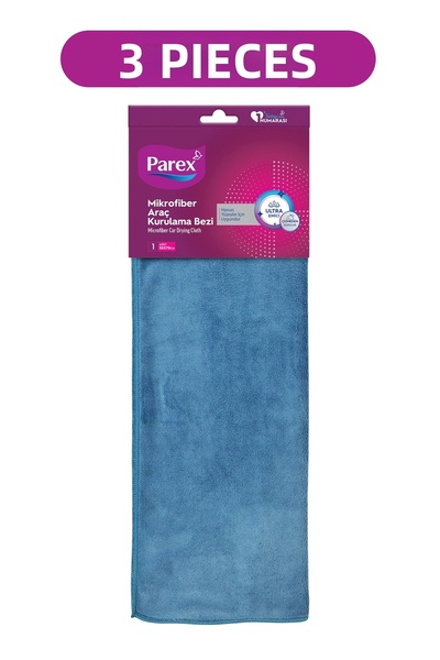 Parex Microfiber Car Drying Cloth Triple Pack