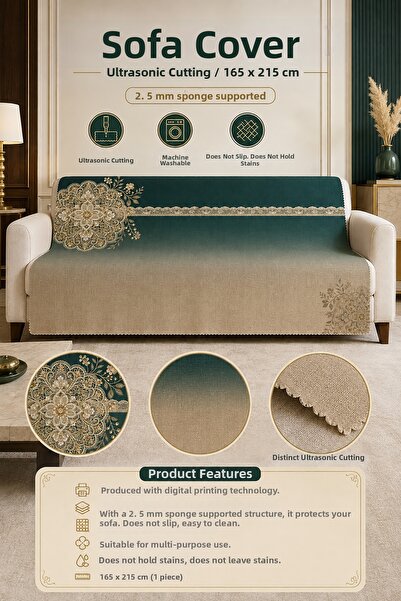 ALANUR Multi-Purpose Modern Bohemian Velvet Sofa Cover,Sofa Bed Cover Picnic ...