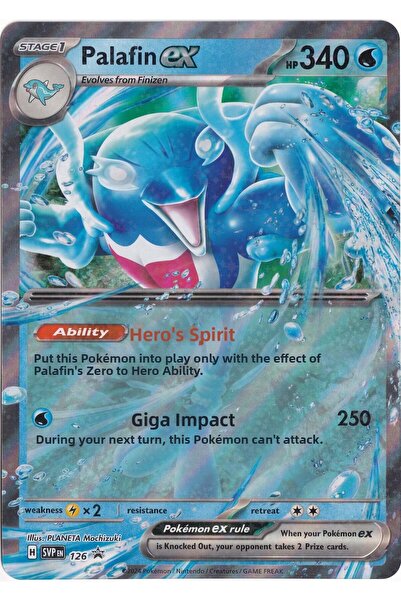 Pokemon Palafin Ex [Jumboboy] # 126 - Promo - Card (Mint)