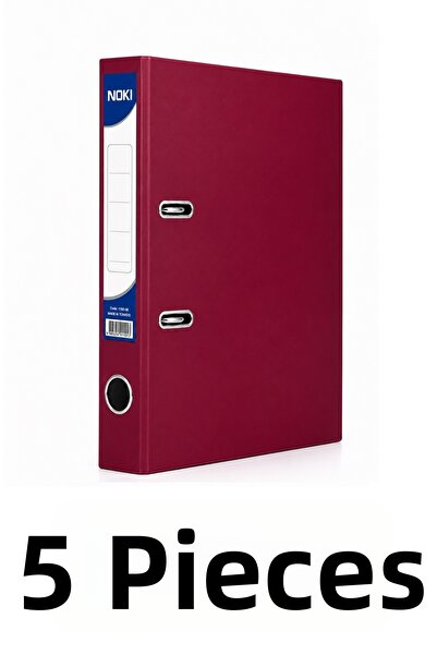 Noki 5 Narrow Plastic Folders A4 Folders
