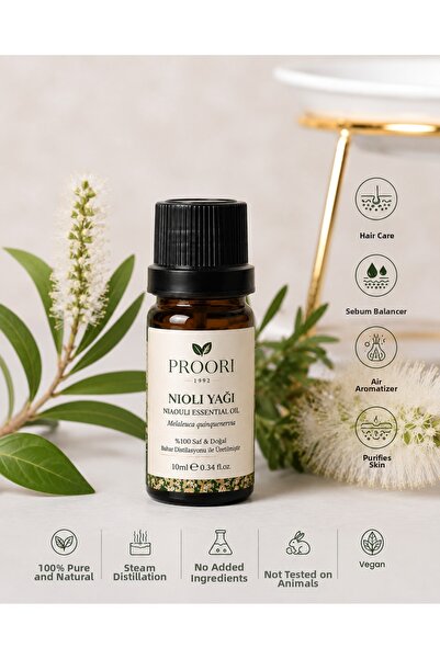 Proori Nioli Essential Oil 100% Pure and Natural 10 ml (Niaouli Essential Oil)