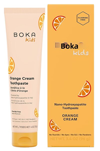 BOKA Kids Orange Cream Nano-Hydroxyapatite Children's Toothpaste 96Gr