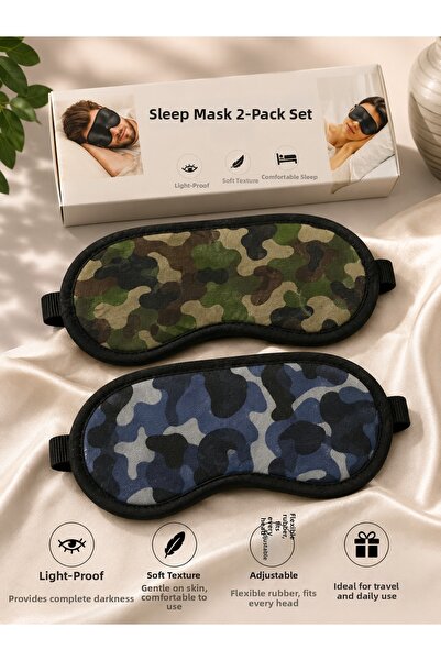 G Sport POLO Set of 2 Camouflage Style Sleeping Headbands (Suitable for All A...