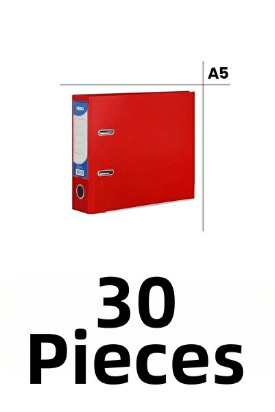 Noki 30 Pieces (1 Box) Telegraph A5 Plastic Folder Wide Telegraph Folder