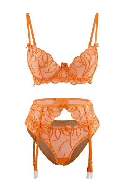 Trendyol Collection طقم ملابس داخلية بدون كابسولات من Orange Brode THMAW27CC0...