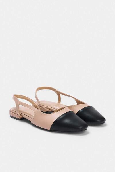 TRENDYOL SHOES Nude Babet