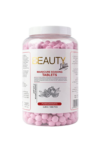 Beauty Palm Manicure Soaking Tablets 1060pcs - Pomegranate, 3.2kg