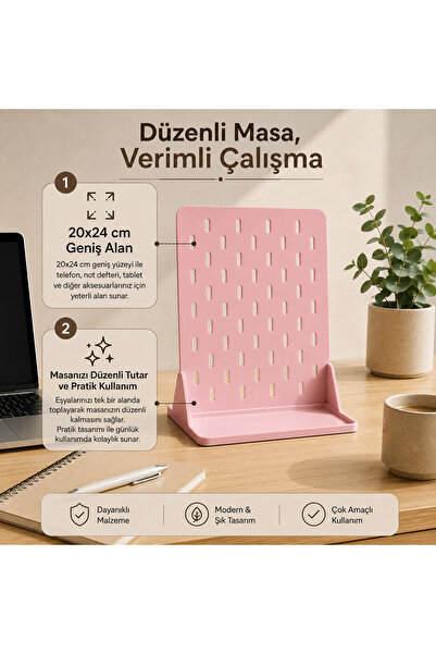 Basart Modüler Pegboard Masaüstü Düzenleyici Organizer Panel Seti – Kalemlik,...