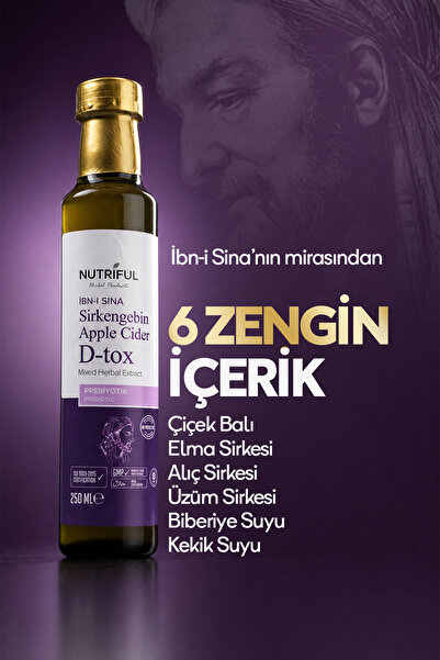 Nutriful İbni Sina Sirkengebin Prebiyotik Sirkesi
