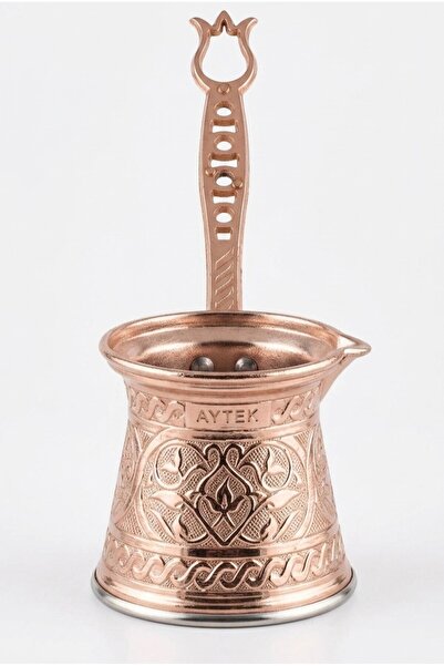 Mijja 150 ml Traditional Embossed Cast Steel Induction Compatible Turkish Cof...