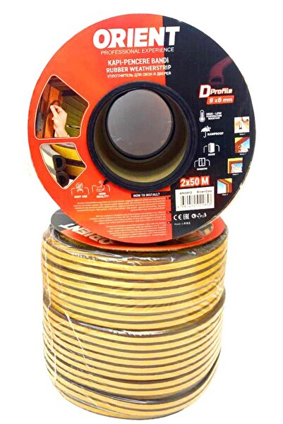 SORA GROUP Brown 100Mt2X50Mtbobin Wick Door Window Tape Bx40