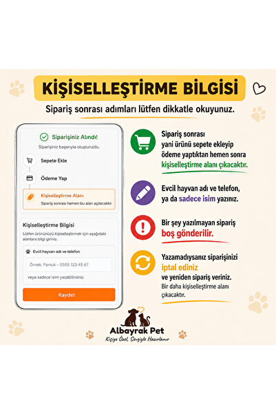 hebmeyy Kişiye özel isimlikli kedi tasması künyesi