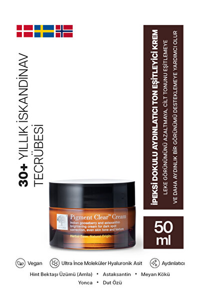 New Nordic Pigment Clear Cream Anti-Blemish Tone Equalizing Day Cream Contain...