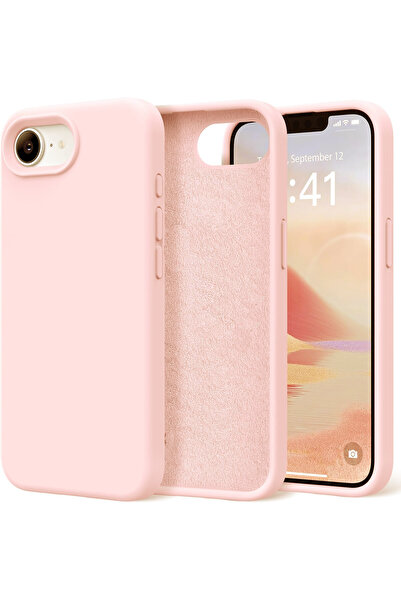 HyperAge iPhone 16E / 17E Lansman Kılıf Içi Kadifeli Kamera Yükseltili Siliko...