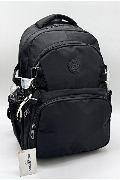 Bevitton Luxury Satin Waterproof Fabric Black Color Large Size Unisex School ...