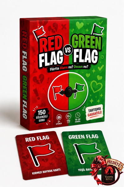 RKO RED FLAG vs GREEN FLAG Kart Oyunu | Flört, İlişki ve Arkadaş Ortamı İçin ...