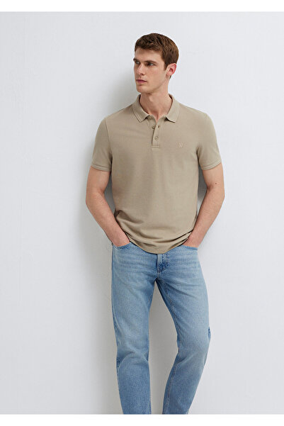Mavi Tricou polo bej, croială slim / mulată 064946-80697