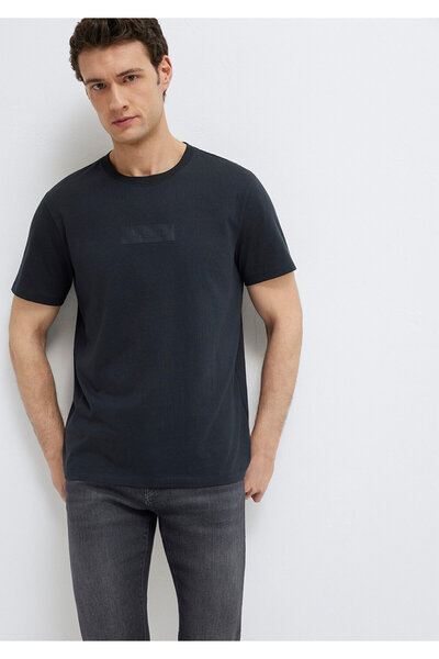 Mavi Black Printed T-Shirt Regular Fit / Normal Cut 0613270-71379
