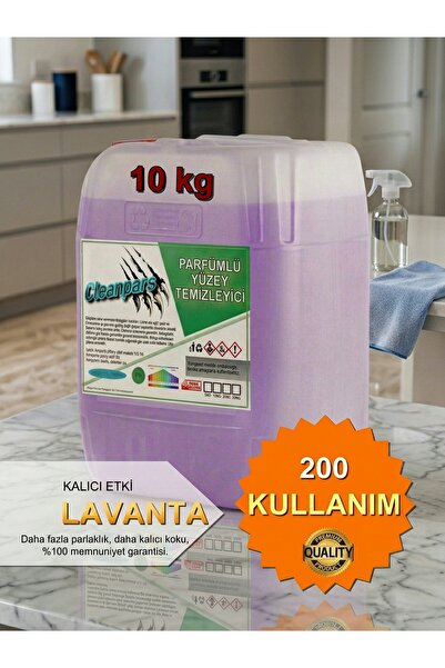 Lavanta Kokulu Yüzey Temizleyici 10 Kg – Yaklaşık 200 Kullanım – Genel Amaçlı Temizlik – Ferah ve Kalıcı Koku