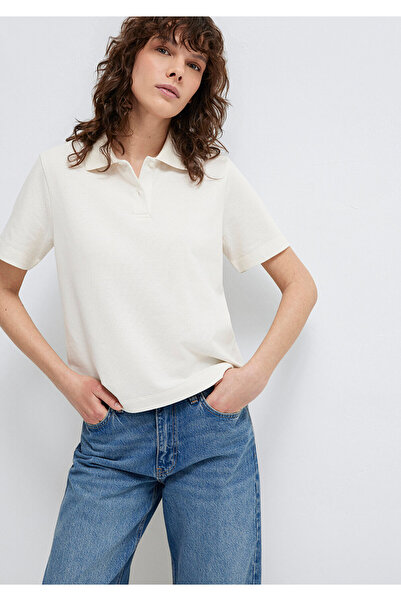 Mavi Ecru Polo-T-Shirt Regular Fit / Normaler Schnitt 1613714-80194