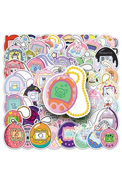 Choice1 50PCS 50-100PCS Cartoon Virtual Pet Graffiti Stickers, Waterproof Dec...