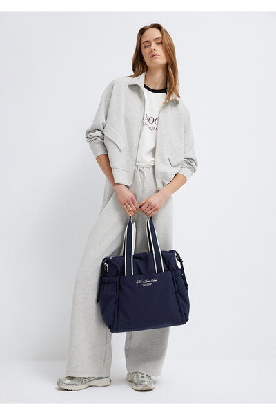 Mavi Printed Navy Blue Sports Bag 1913808-30717