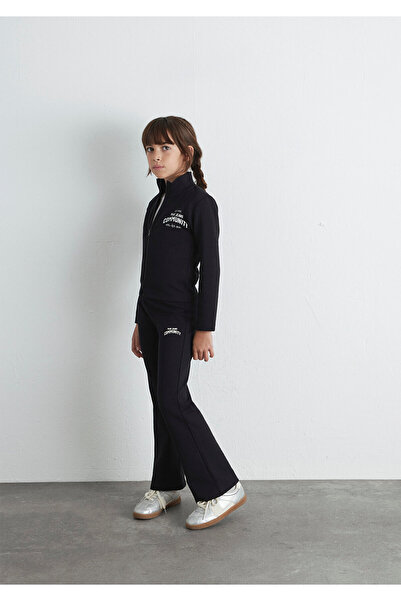 Mavi Tricou negru interlock cu imprimeu denim 7S10129-900