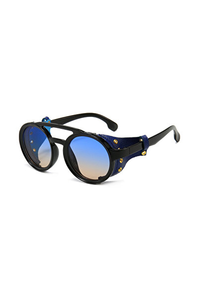 Choice blue lens Steampunk Shields Sunglasses Men Women Classic Sun Glasses W...