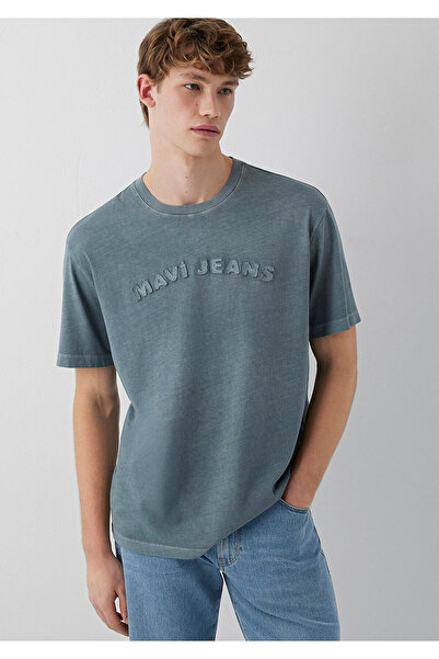 Mavi Jeans Printed Green T-Shirt Loose Fit / Relaxed Fit 0612953-90960