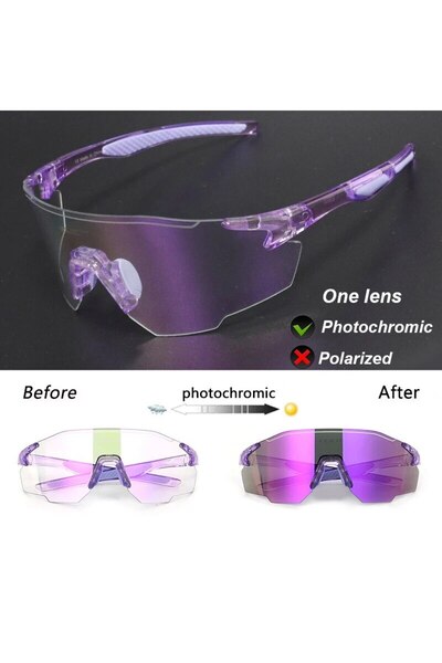 Choice O8 New Photochromic Polarized Cycling Glasses Men Women Bike Glasses U...