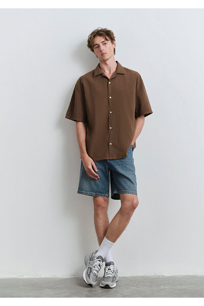 Mavi Houston Street Indigo Blue Jean Shorts 0410672-89805