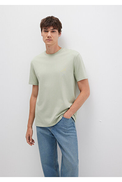 Mavi Tricou de bază verde, cu o formă lejeră/cu o formă relaxată 066249 -85873