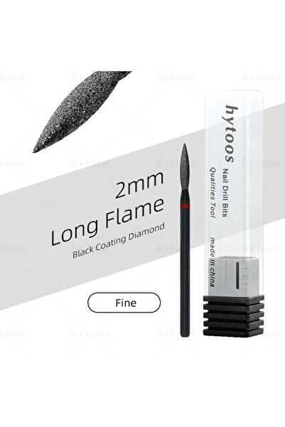 Choice8 0210D-F HYTOOS Black Diamond Nail Drill Bits Pro Russian Cuticle Clea...