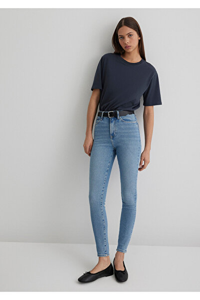Mavi Serenay Gold Shape Hazy Indigo Blue Jean Trousers 100980-80533