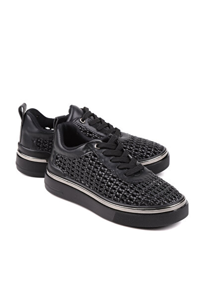 stato Vale Women's Sneaker with Knitted Detail, Casual Comfortable Sports Shoes